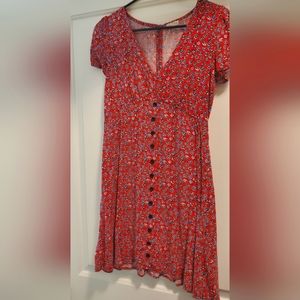 Red mini dress (M)
